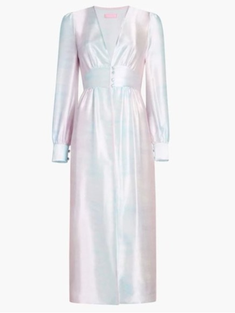 RARE Hill House Home Tati Pastel 100% Silk Luxury Duster Robe Med
